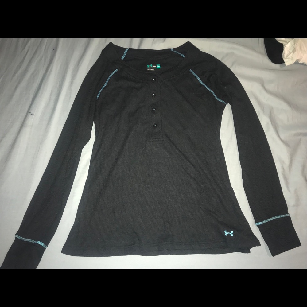 Under Armour half button up long sleeve shirt